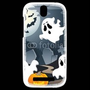 Coque HTC One SV j'aime les fantômes 16
