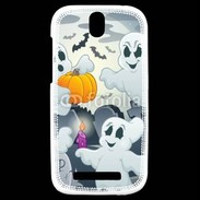 Coque HTC One SV j'aime les fantômes 17