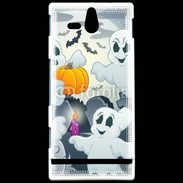 Coque Sony Xperia U j'aime les fantômes 17