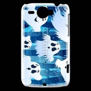 Coque HTC Wildfire G8 j'aime les fantômes 19