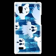 Coque LG Optimus L9 j'aime les fantômes 19