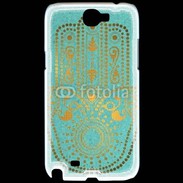 Coque Samsung Galaxy Note 2 Islam turquoise 25