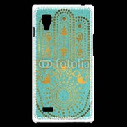 Coque LG Optimus L9 Islam turquoise 25