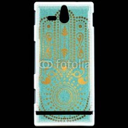 Coque Sony Xperia U Islam turquoise 25