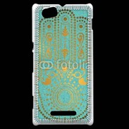 Coque Sony Xperia M Islam turquoise 25