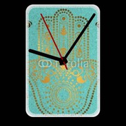 Grande pendule murale Islam turquoise 25