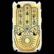 Coque Blackberry 8520 Islam noir et jaune 25