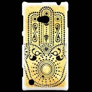 Coque Nokia Lumia 720 Islam noir et jaune 25