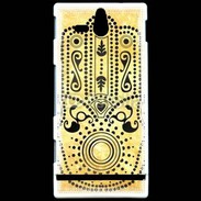 Coque Sony Xperia U Islam noir et jaune 25