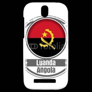 Coque HTC One SV Logo Angola