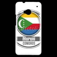 Coque HTC One Logo Comores