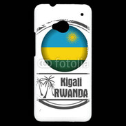 Coque HTC One Logo Rwanda