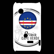Coque Sony Xperia Typo Logo Cap Vert