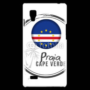 Coque LG Optimus L9 Logo Cap Vert