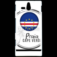 Coque Sony Xperia U Logo Cap Vert