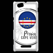 Coque Sony Xperia M Logo Cap Vert
