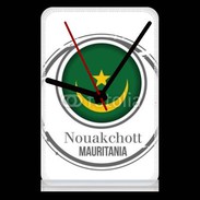 Pendule de bureau logo Mauritanie