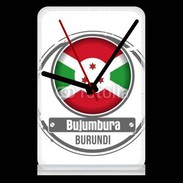 Pendule de bureau Logo Burundi