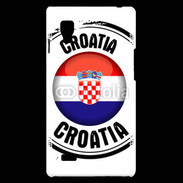 Coque LG Optimus L9 Logo Croatie