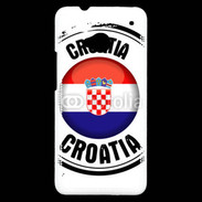 Coque HTC One Logo Croatie