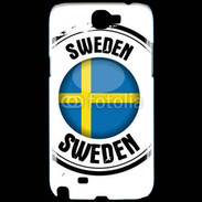 Coque Samsung Galaxy Note 2 Logo Suède