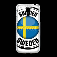 Coque Samsung Galaxy S4mini Logo Suède