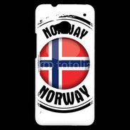 Coque HTC One Logo Norvège