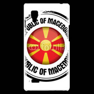 Coque LG Optimus L9 Logo Macédoine