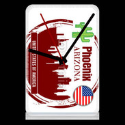 Pendule de bureau Logo Phoenix Arizona