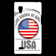 Coque LG Optimus L9 Logo USA