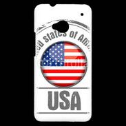 Coque HTC One Logo USA