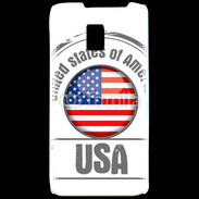 Coque LG P990 Logo USA