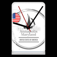Pendule de bureau Logo Annapolis Maryland