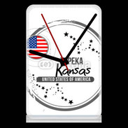 Pendule de bureau logo Kansas