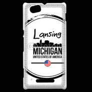 Coque Sony Xperia M Logo Michigan