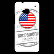 Coque HTC One Logo Californie