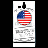 Coque Sony Xperia U Logo Californie
