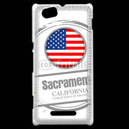 Coque Sony Xperia M Logo Californie