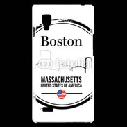 Coque LG Optimus L9 Logo Boston