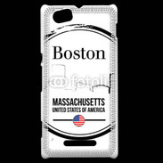 Coque Sony Xperia M Logo Boston