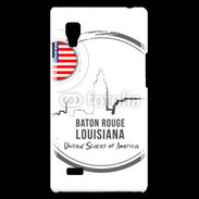 Coque LG Optimus L9 Logo Louisiane