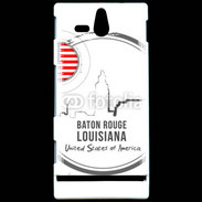 Coque Sony Xperia U Logo Louisiane