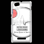 Coque Sony Xperia M Logo Louisiane
