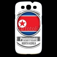 Coque Samsung Galaxy S3 Logo Corée du Nord