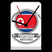 Pendule de bureau Logo Corée du Nord