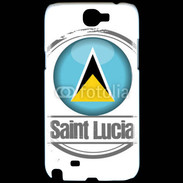 Coque Samsung Galaxy Note 2 Logo Saint Lucie