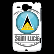 Coque HTC Wildfire G8 Logo Saint Lucie
