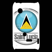 Coque Sony Xperia Typo Logo Saint Lucie