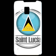 Coque LG P990 Logo Saint Lucie