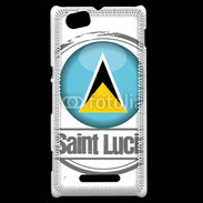 Coque Sony Xperia M Logo Saint Lucie